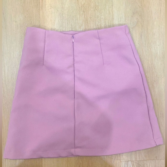 Pink Mini Skirt with Pockets - Picture 2 of 2